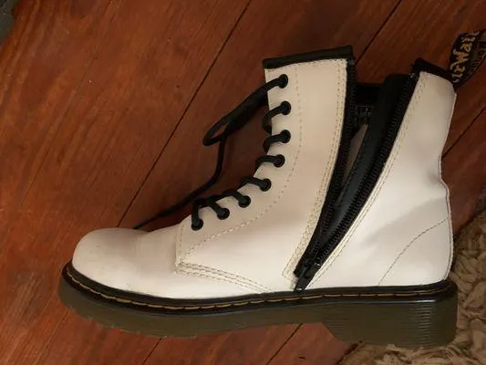 Dr. Martens White Boots - Image 2