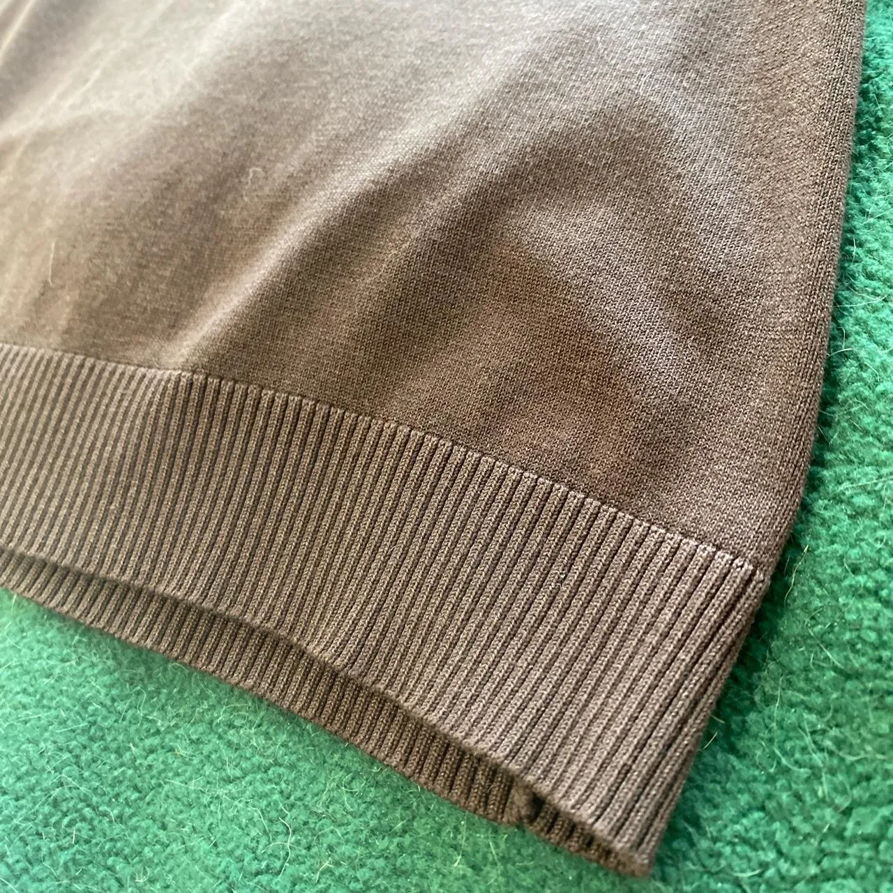 August Silk Brown Silk Tank Top - Image 2