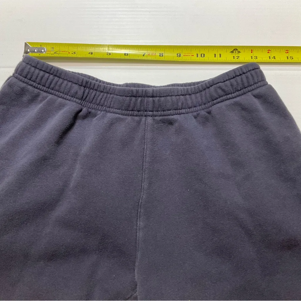 Brandy Melville Wide Leg Pull On Sweatpants in Navy Blue - Women’s One Size - Image 2