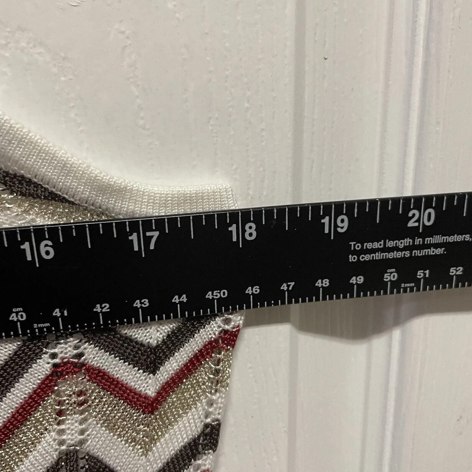 White House‎ Black Market Women's Sleeveless Sweater Tank Top Size L Chevron - Image 4