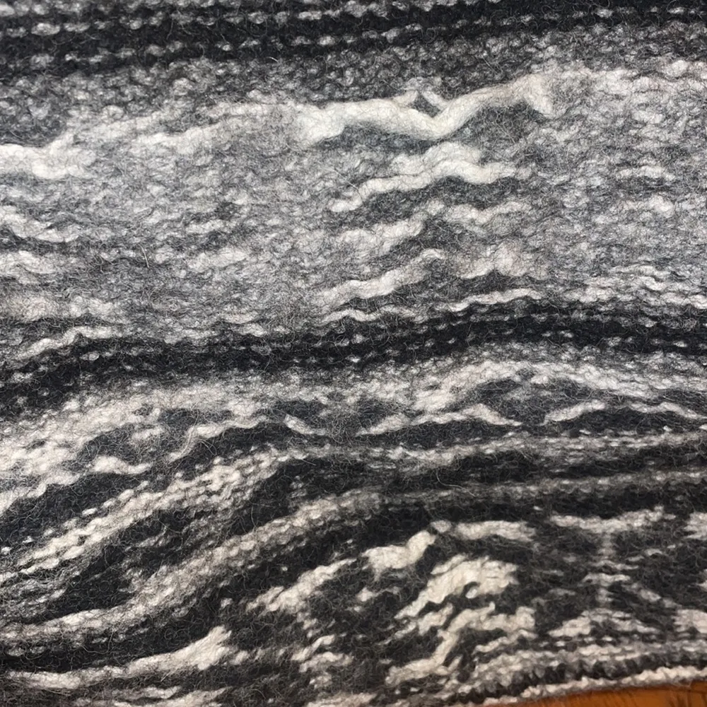 Pacific&Co Peruvian Trading . alpaca wool soft warm fair isle jacket M gray - Image 8