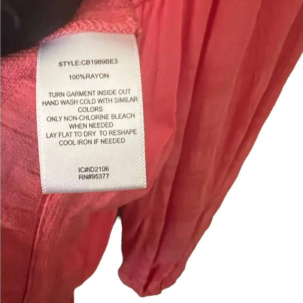 Sanctuary Sunset Top Pink Blouse Womens Size medium boho summer vacation - Image 8