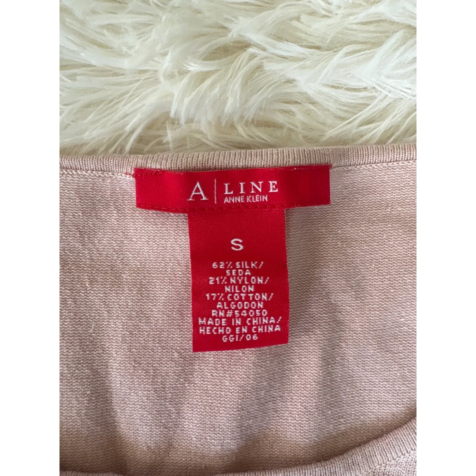 A Line Anne Klein Top Lion Rhinestone Embellished Long Sleeve‎ Knit - Image 3