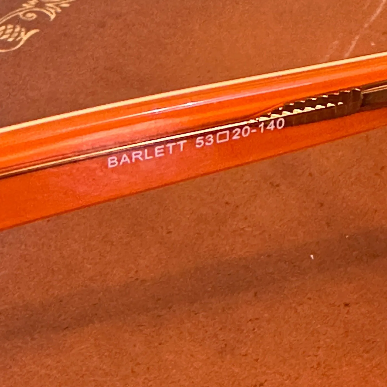 J.McLaughlin Barlett Reading Glasses +1.50 Tortoise Shell Orange Bold Frame - Image 8