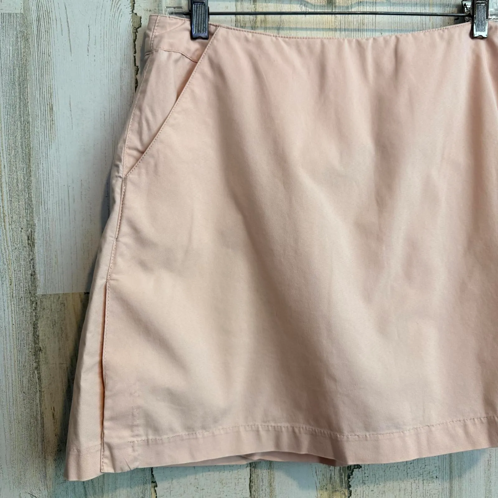 Adidas Golf Skort Womens 10 Blush Pink Stretch Athletic Tennis Skirt Shorts - Image 2