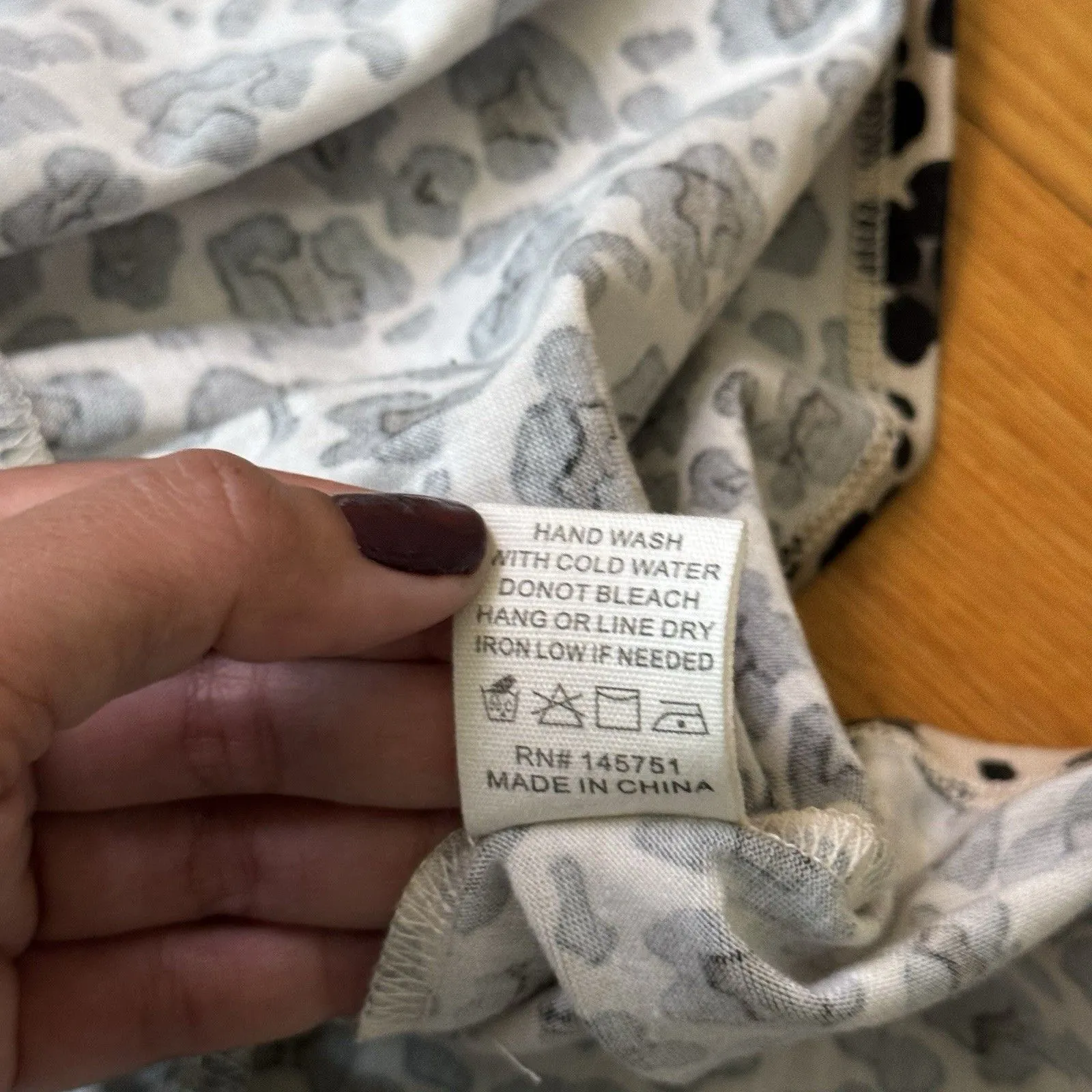 Altard State Leopard Print Babydoll V-neck Top L Boho Ruffles Coquette Flowy - Image 15