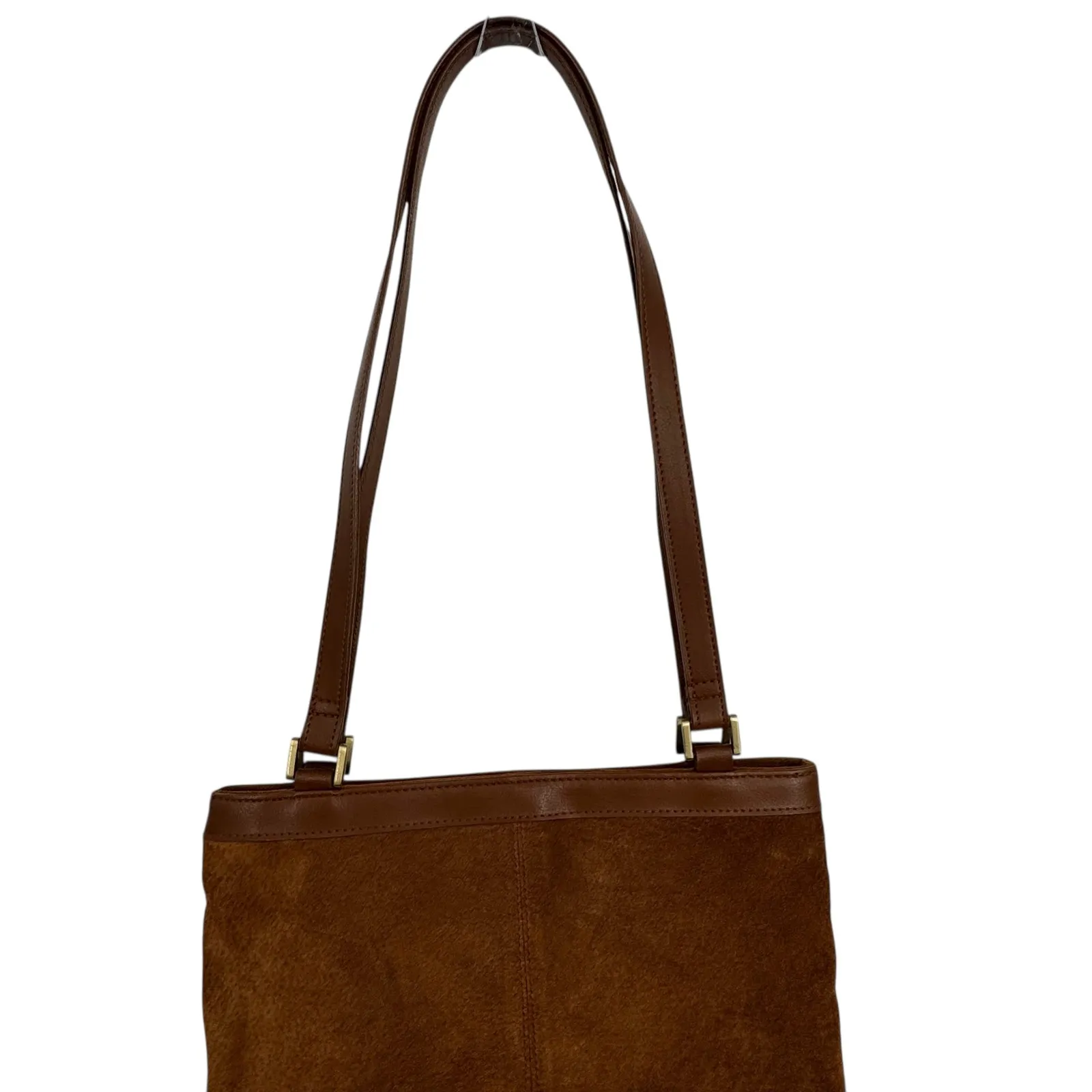 Express purse suede leather fringe shoulder bag boho cottagecore festival brown - Image 6