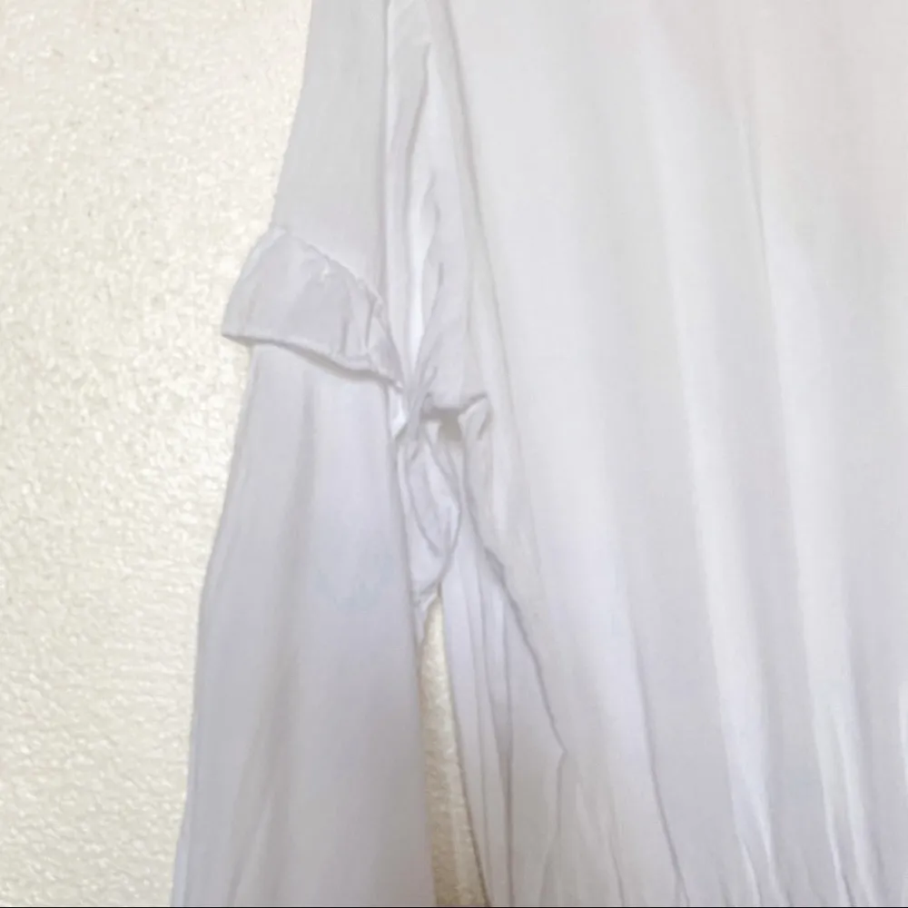 Charlie Holiday White Peasant Mini Dress Size 4 - Image 9