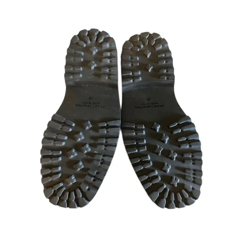 Dries Van Noten Burgundy Leather Chunky Loafers – Women’s Size 36 (EU) - Image 7