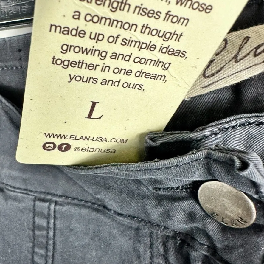 Elan Black Stretch Pants Large - Image 3