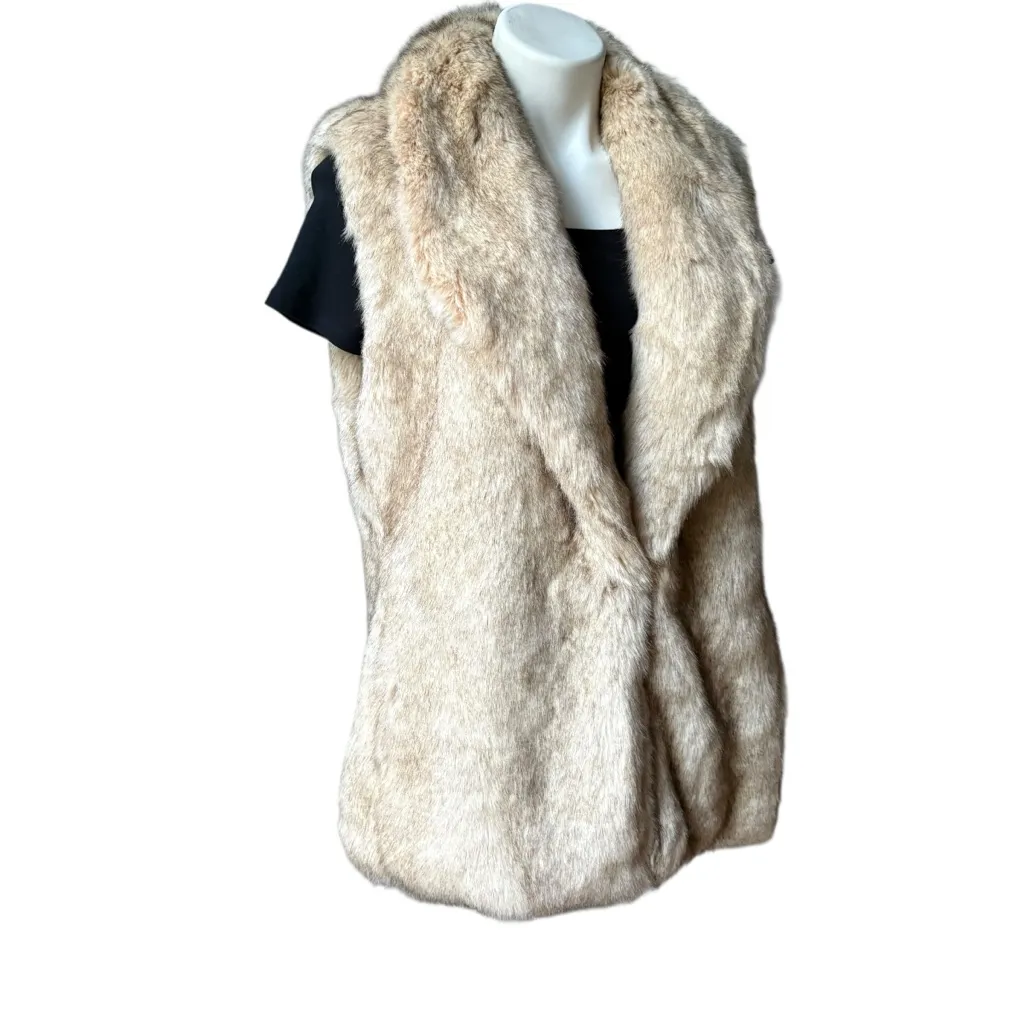Sanctuary Hollywood Faux Fur Vest, Sz XL - Image 7