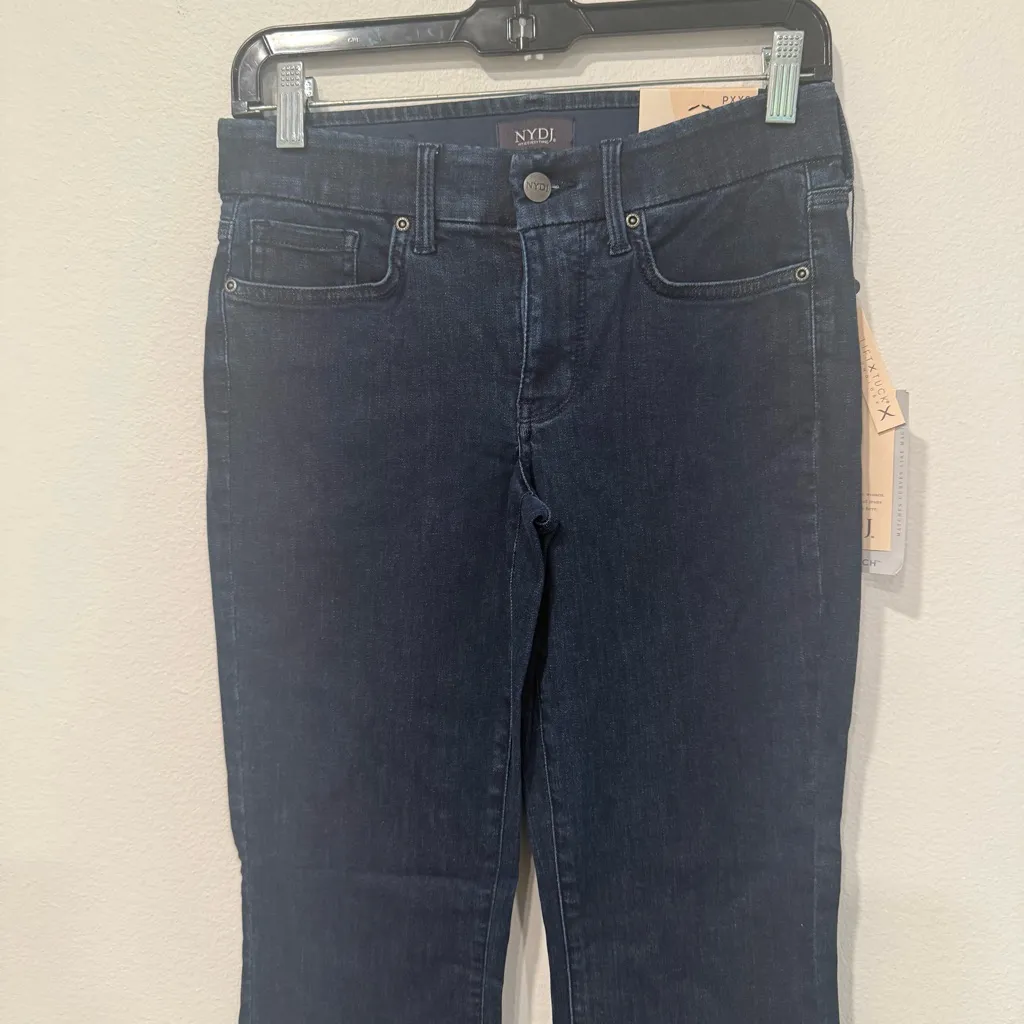 NYDJ Waist Match Marilyn Straight Jeans in Inspire PXXS - Image 4