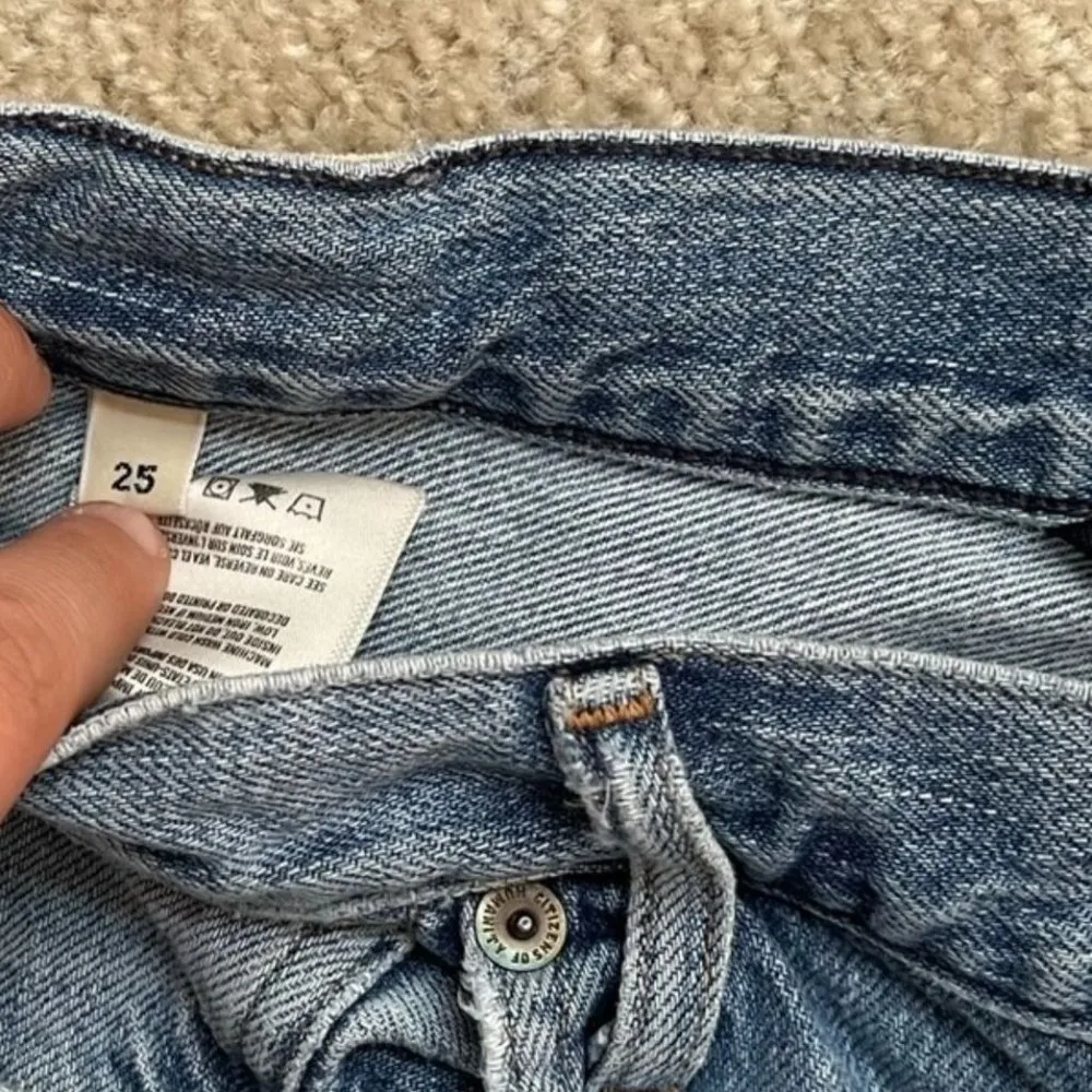 Citizens of Humanity Straight Leg Knee Hole Liya Jeans - Size 25 - Image 7