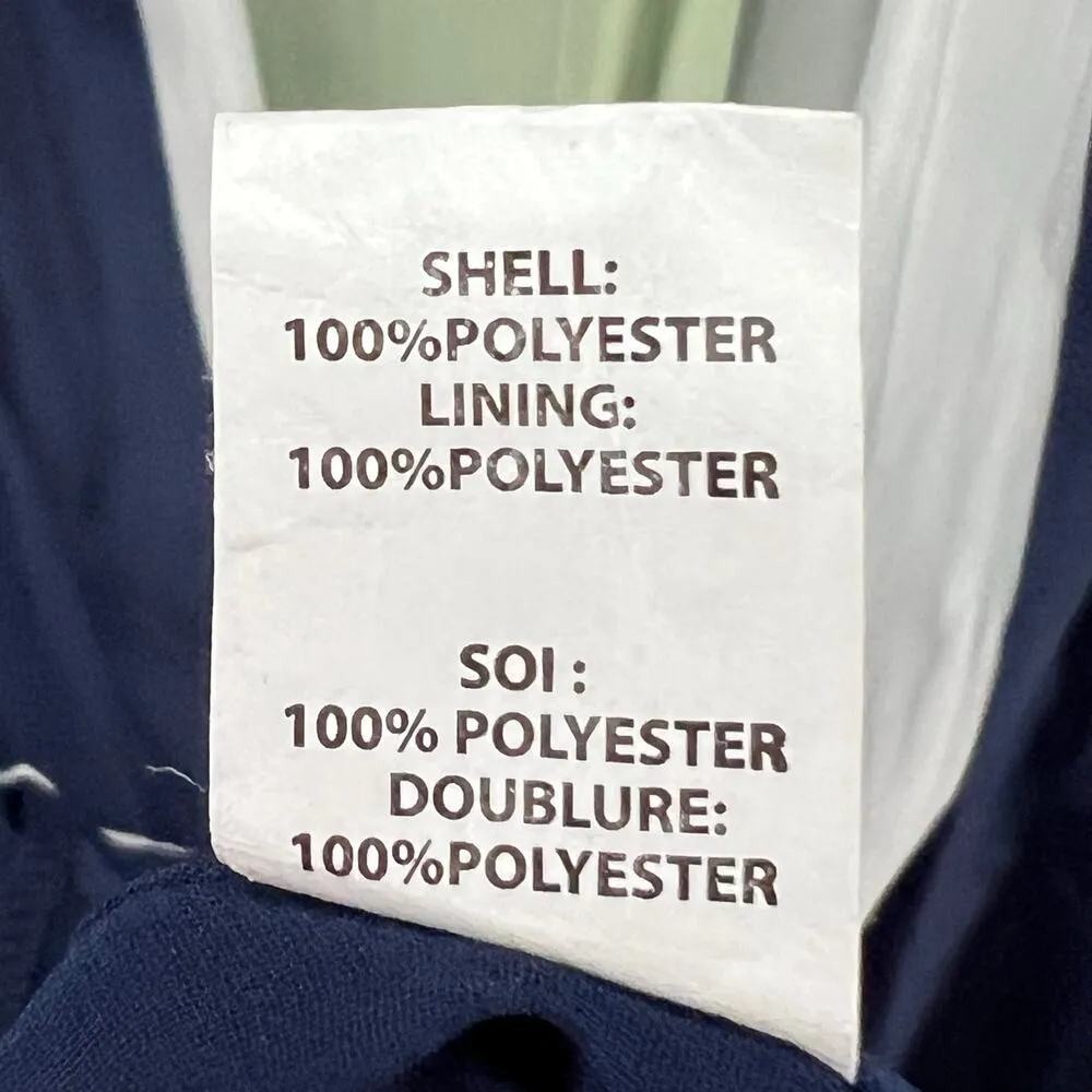 Ramy Brook Kat Mini Dress XXS Blue White Sage Color Block High Neck Breezy Boho - Image 13