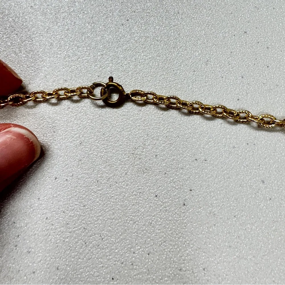 Vintage Gold Tone Australian Opal Necklace Women’s Estate Jewelry - Image 7