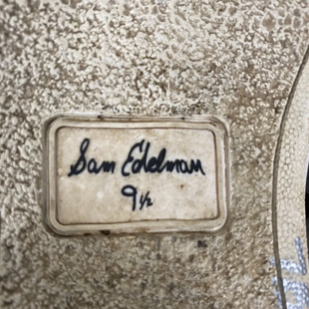 Sam Edelman Marlow Sneakers Womens 9.5 Blue Velvet Low Top Y2K Retro Streetwear - Image 8