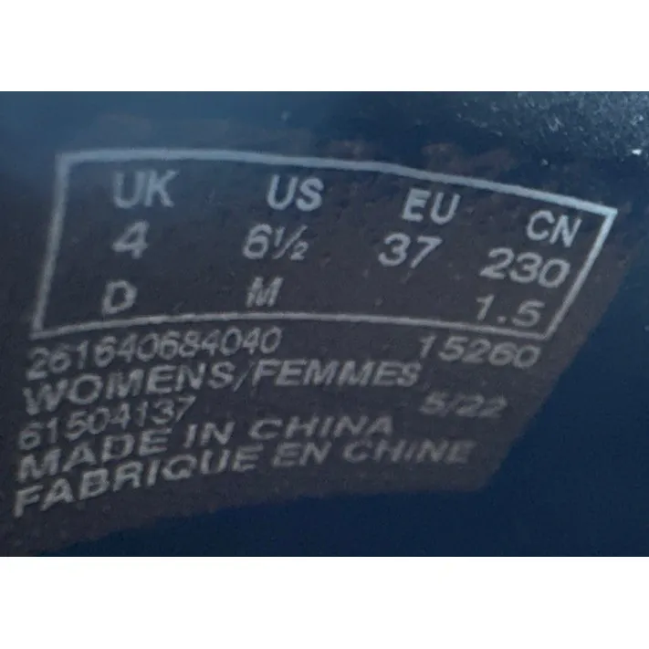 CLARKS Womens 6.5 Black Angie Pearl Leather Slip On Loafer Casual Comfort Shoe‎ - Image 6