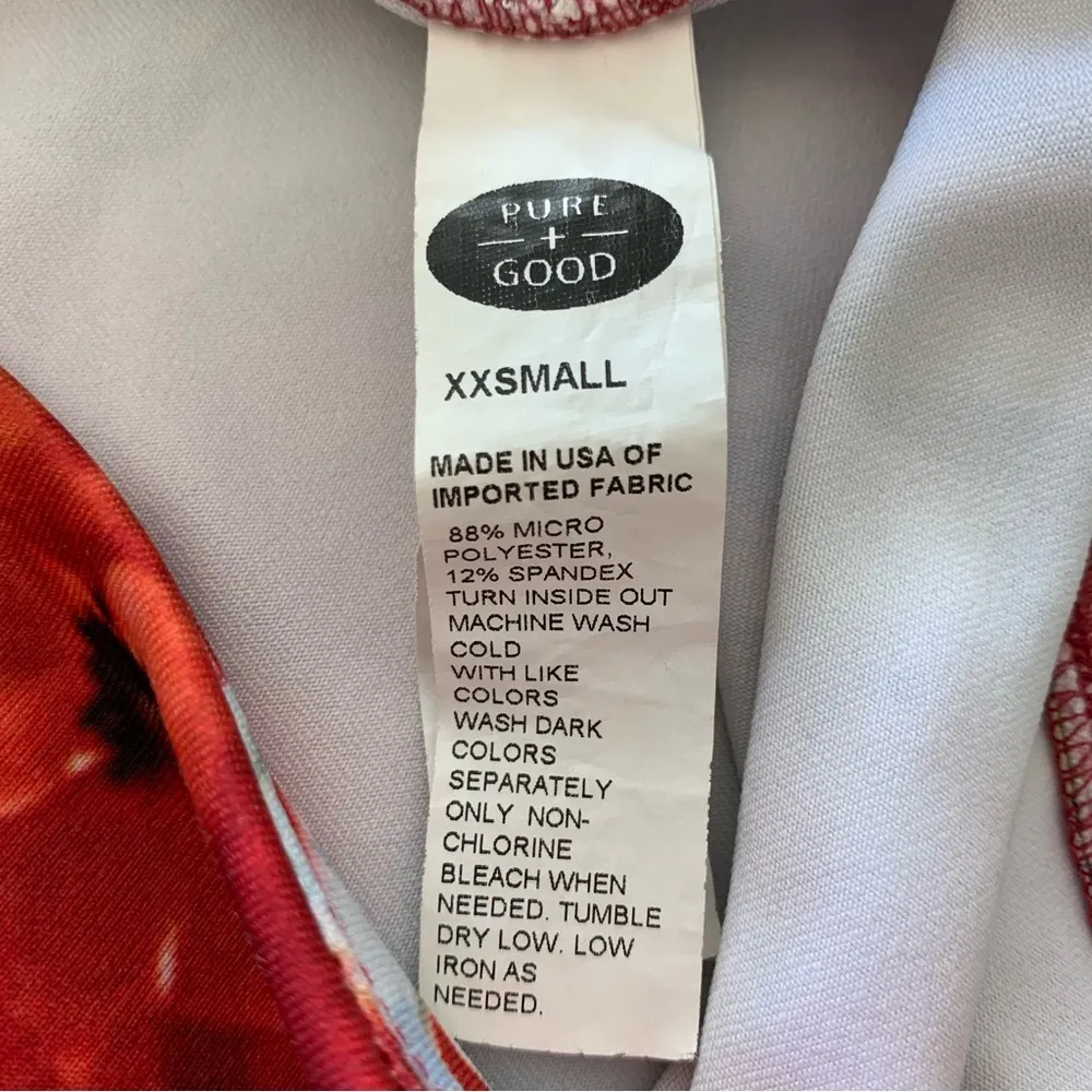 Anthropologie Pure + Good Floral Leggings XXS - Image 6