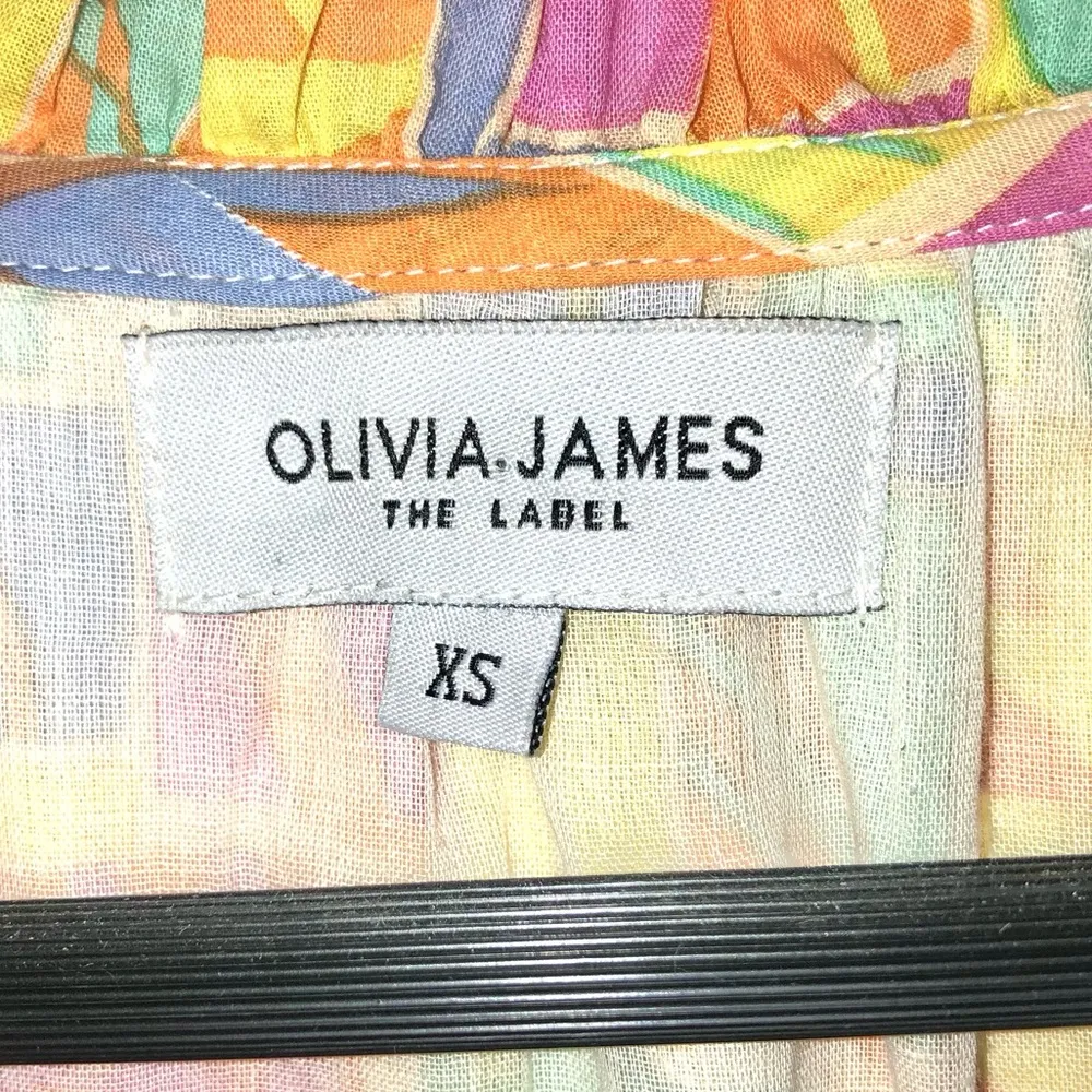 Olivia James The Label Tinsley Tiered Ruffle Hem Mini Dress In  Multi - Image 7