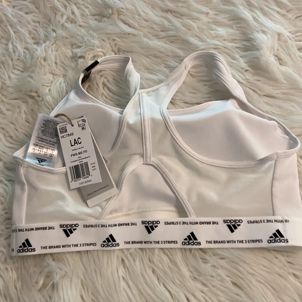 Adidas Women's White Sports Bra brand new with tag - Image 8