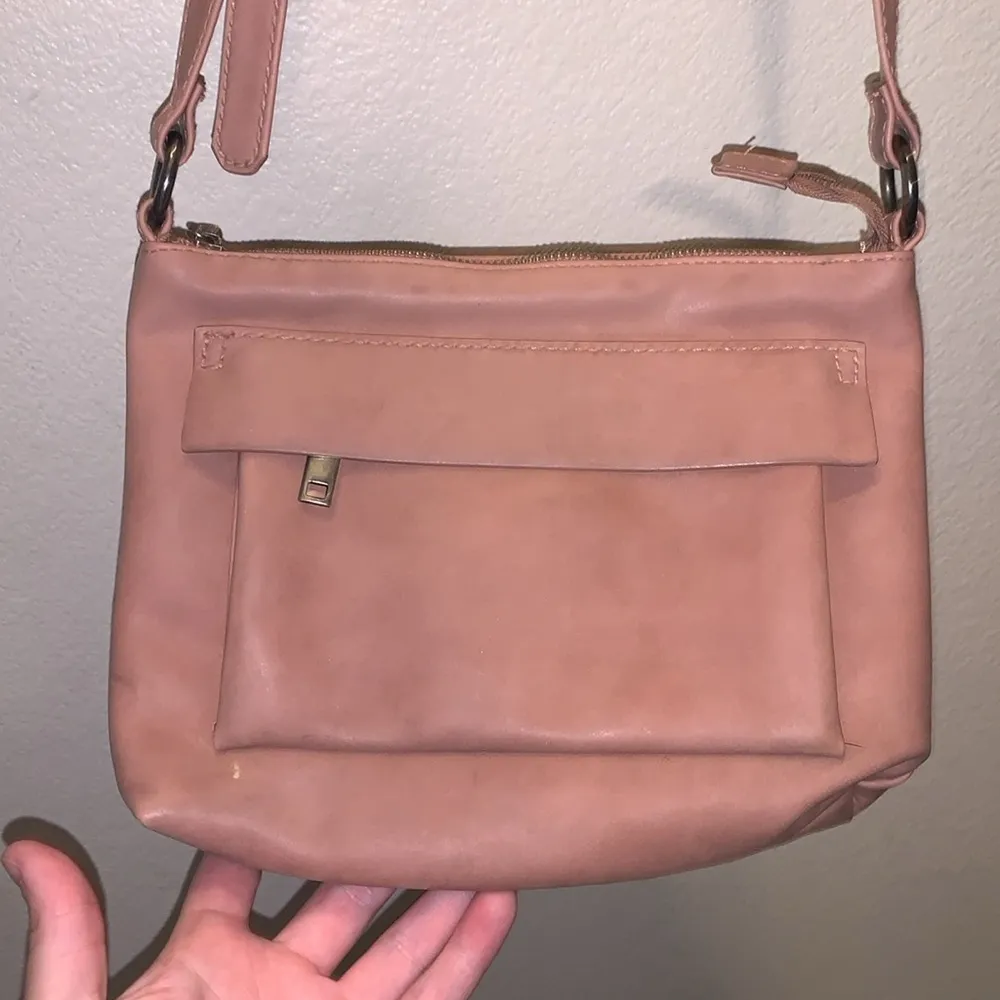 Universal Thread Tan Faux Leather Shoulder Crossbody Bag - Image 2