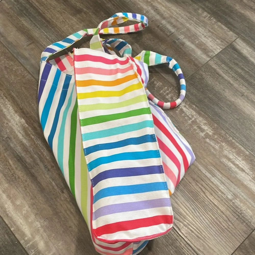 Rainbow beach tote White - Image 5