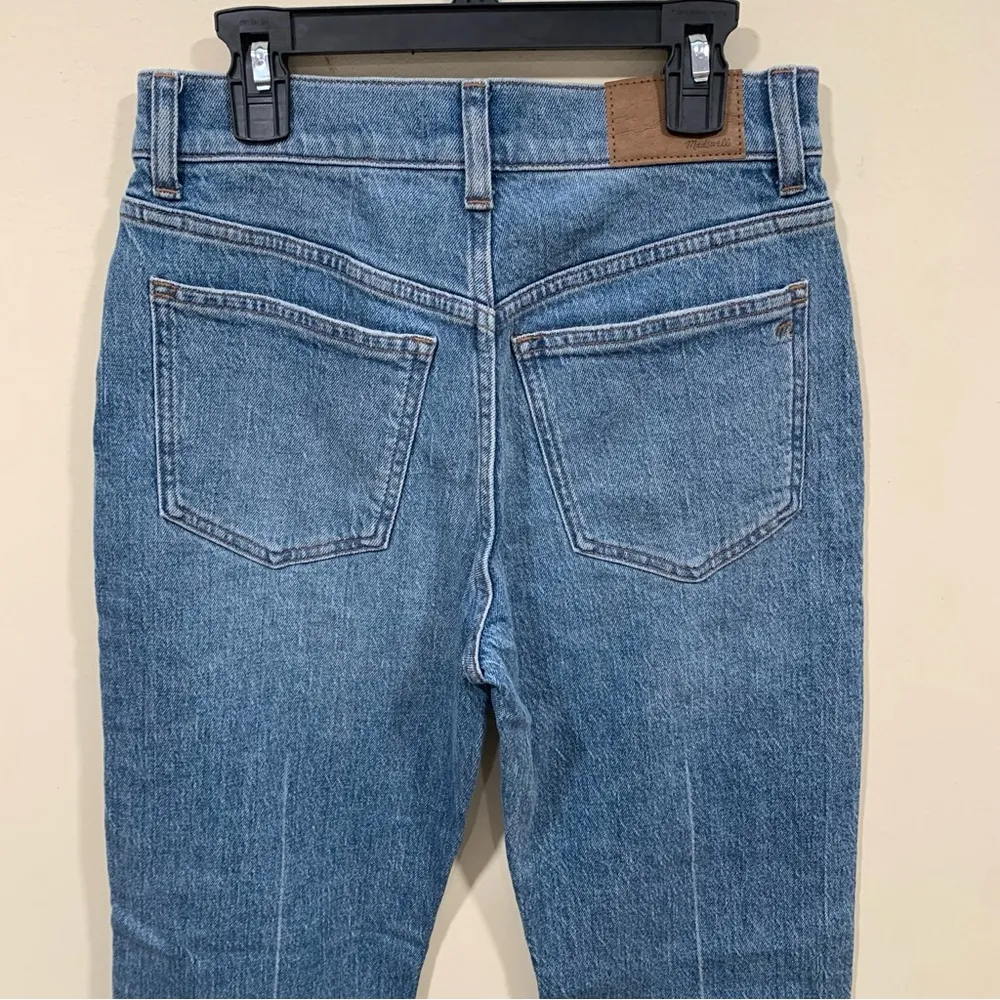 NWT Madewell The '90s Creased High Waist Straight Leg Jeans size 25 Petite - Image 10
