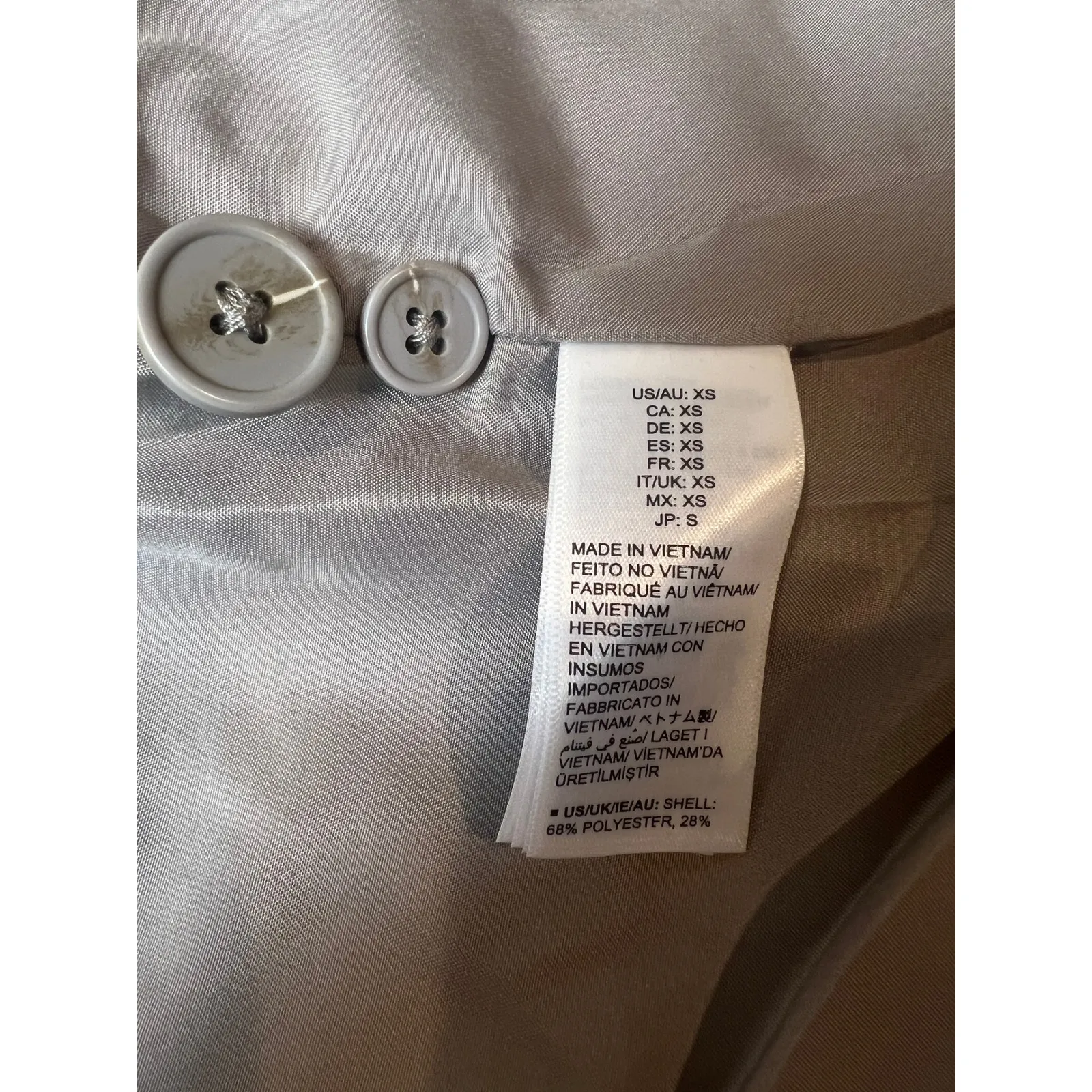 The Drop Womens XS Beige Double Breasted Blazer Neutralcore Workcore - Image 8