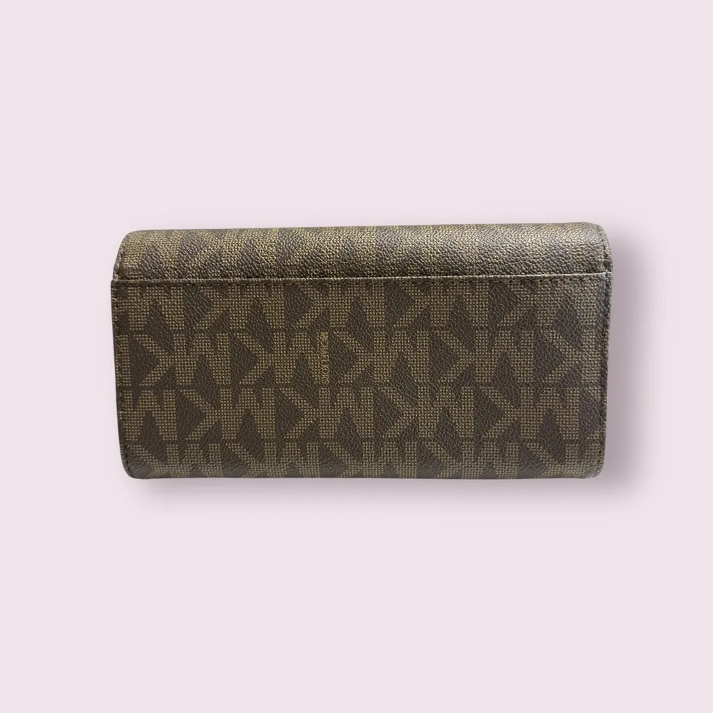 Michael Kors‎ Brown Monogram Wallet - Image 2