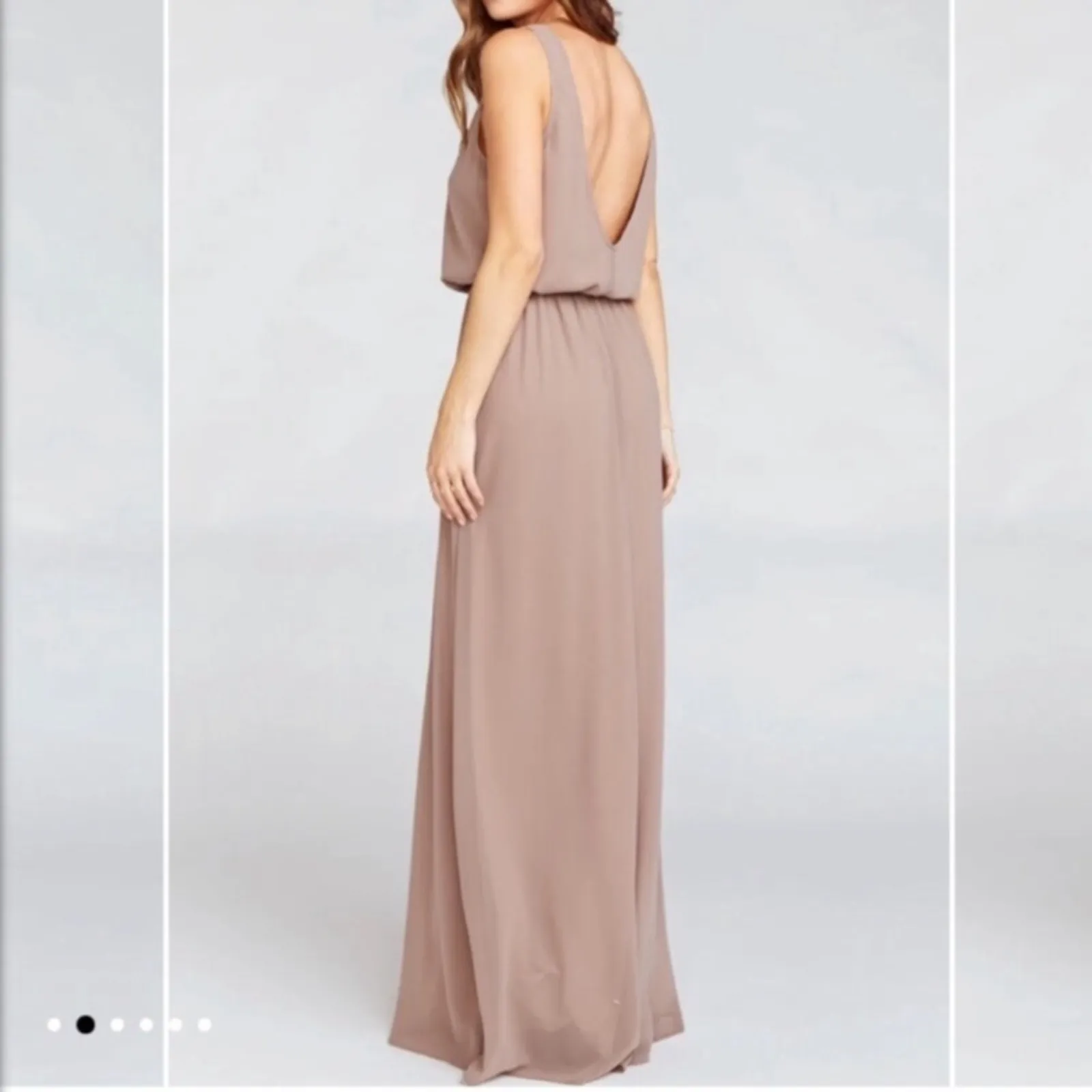 Show Me Your Mumu SMYM Kendall dune maxi dress NEW XS FLAWED - Image 4