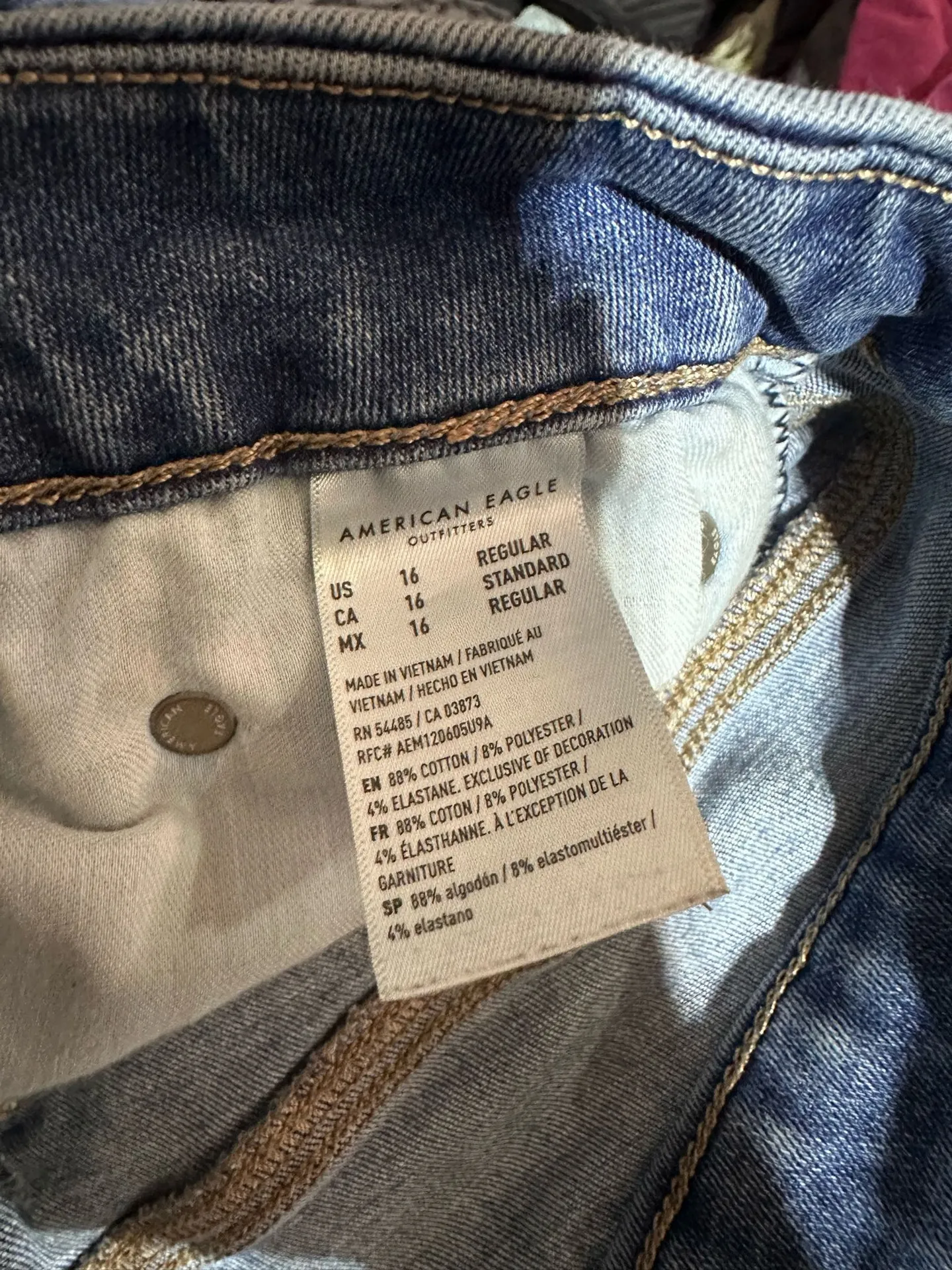 American Eagle Jeans High-Waisted Ripped Skinny - Image 2