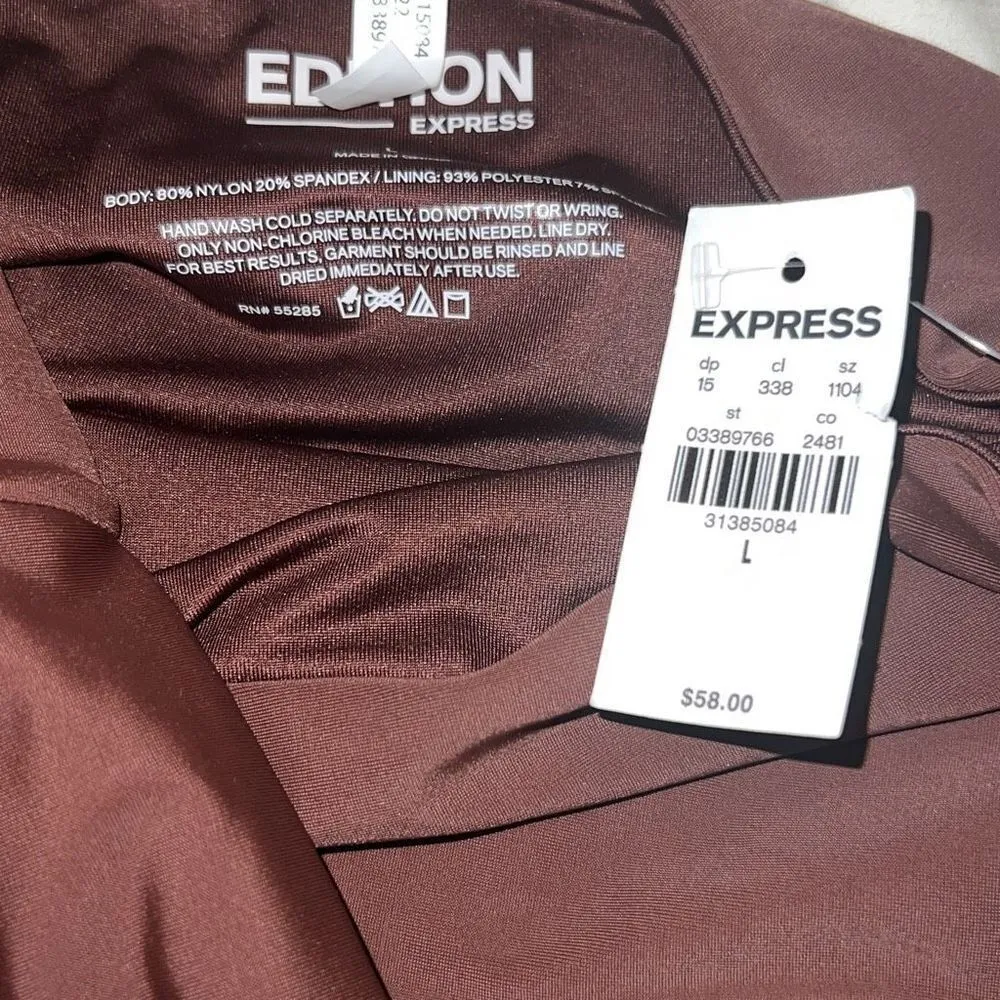 ✨Express High Waisted Tie Cheeky Swim Bottoms✨ - Image 9