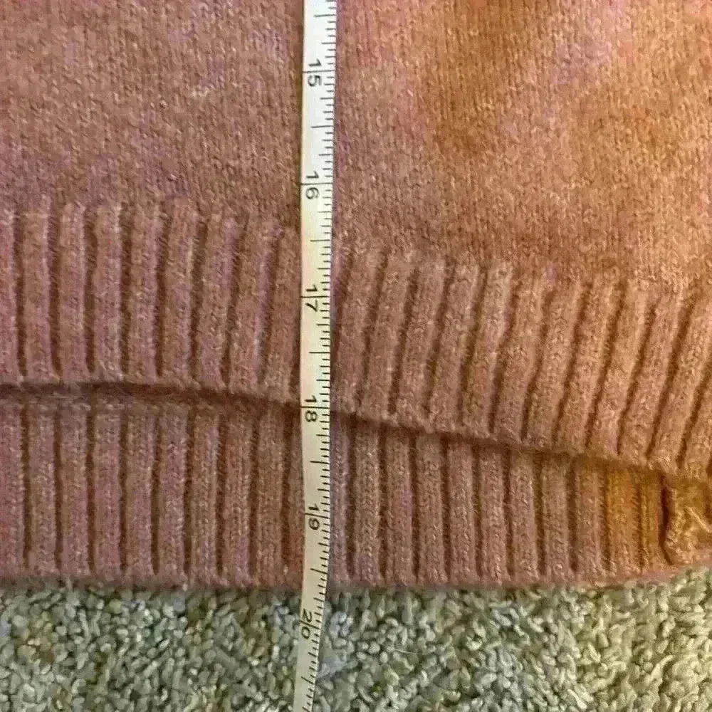 Fuzzy Cropped Oversized Grandpa Sweater with Daisy Buttons Size XS Altard State - Image 7