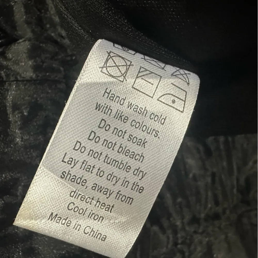 Lioness Black Corset Ruched Sheer Slv Feng Shui Lined Mini Dress Womens Medium - Image 13