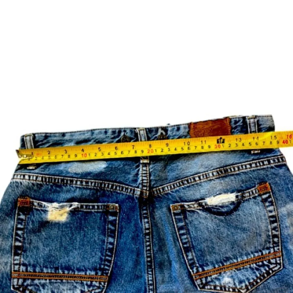 Zara TRF Trafaluc Women’s Vintage Boyfriend Jean Shorts Distressed‎ Size 6 - Image 3