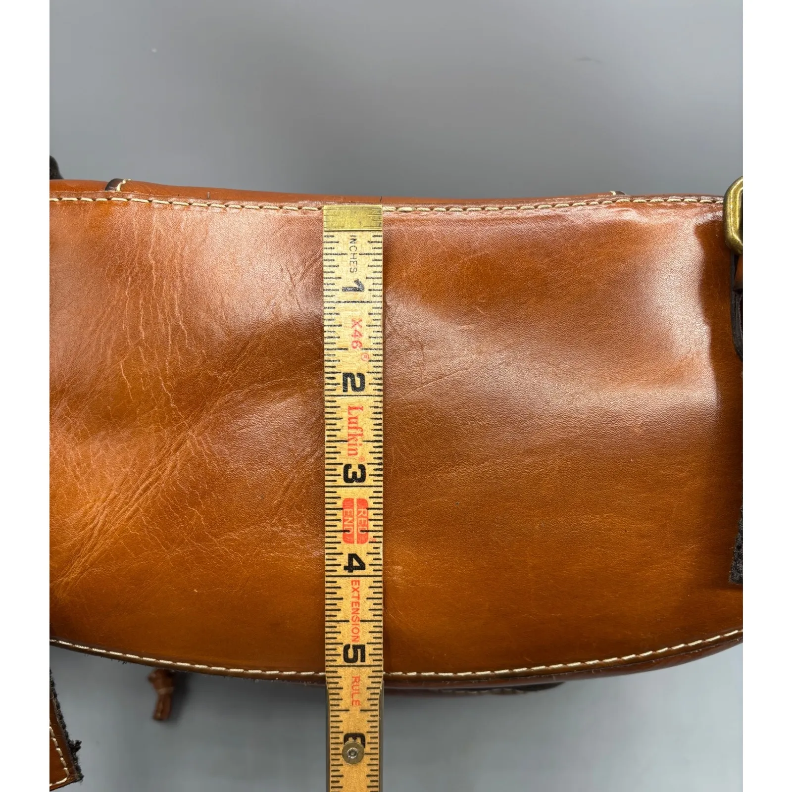 Patricia Nash Leather Backpack Drawstring Purse Bookbag Boho Western Classic - Image 11