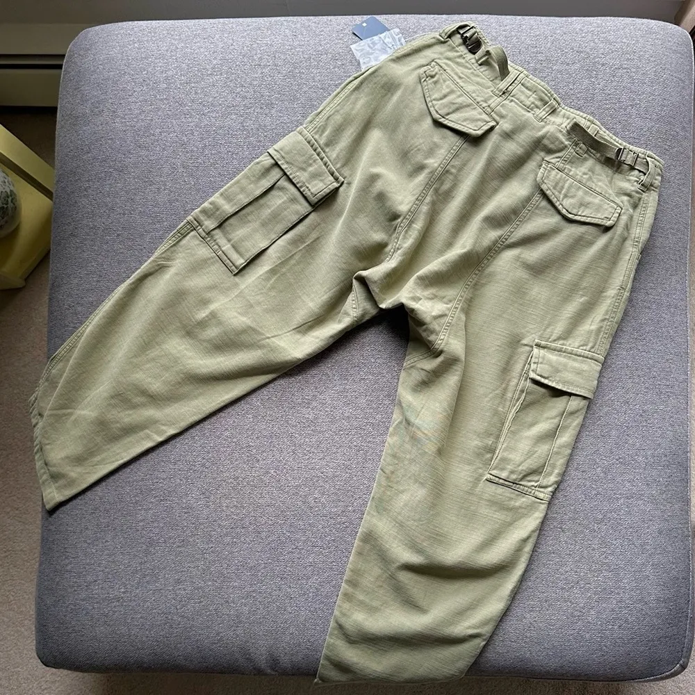 Lucky Brand Surplus Cargo Oversized Pants Green Size 4 NWT - Image 5