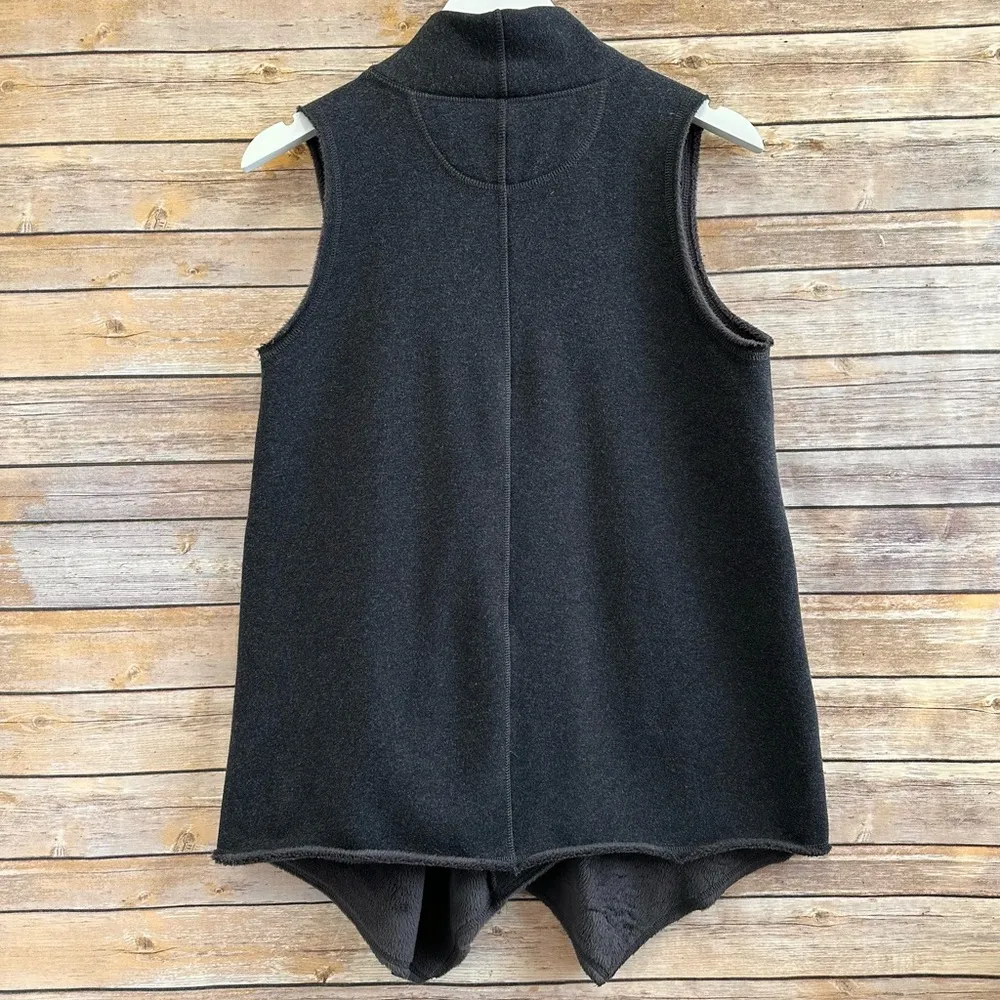 Neiman Marcus Gray Black One Button Vest Size Small - Image 2