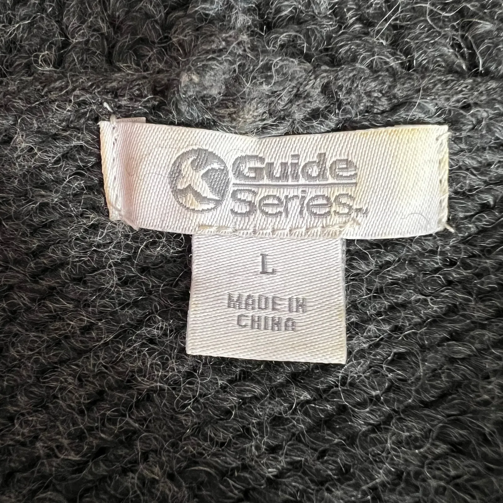 Guide Series Womens Wool Alpaca Blend Knit Sweater Pullover Comfy Gray Large - Image 7