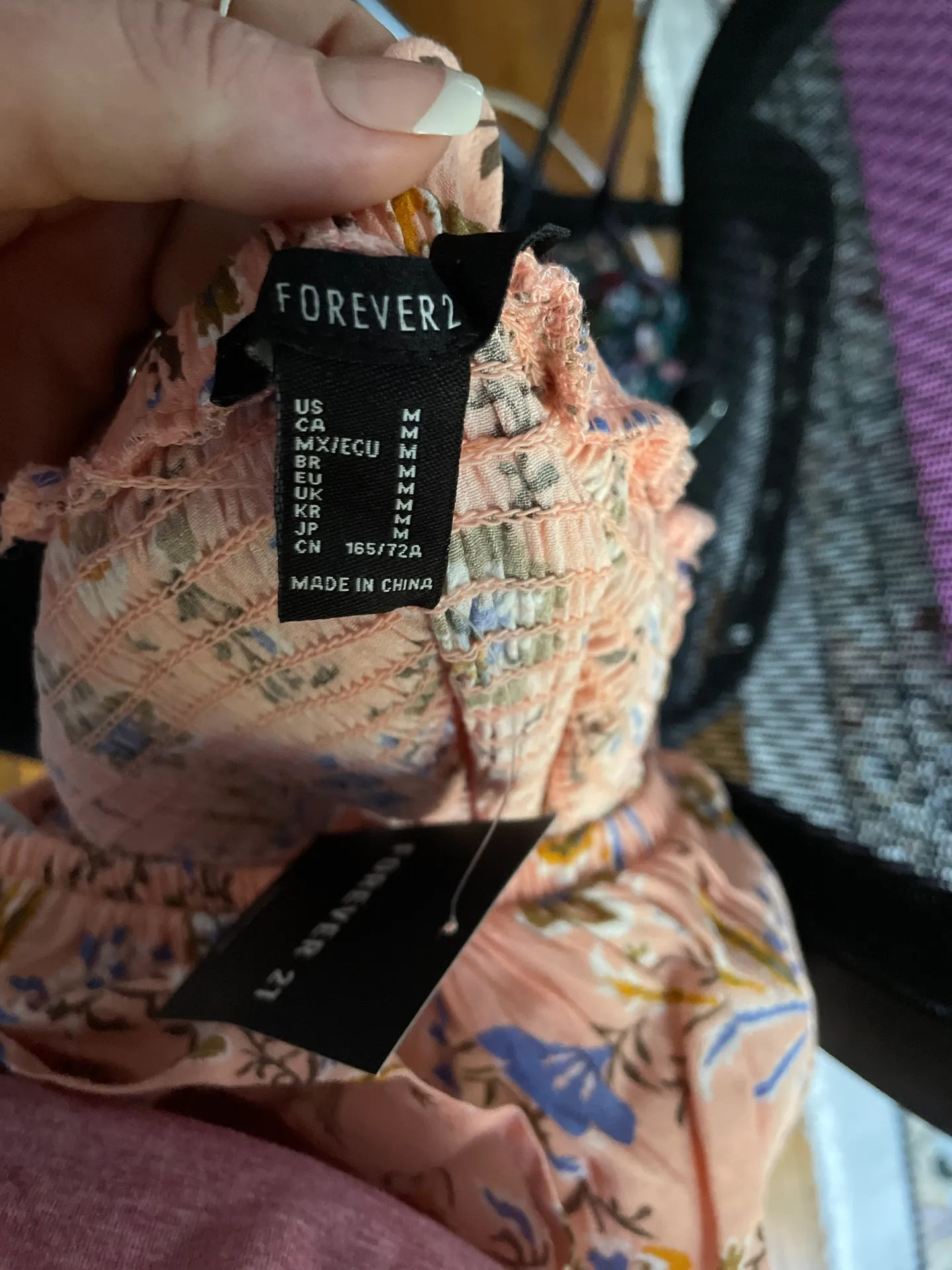 Smocked Floral Romper - Image 3