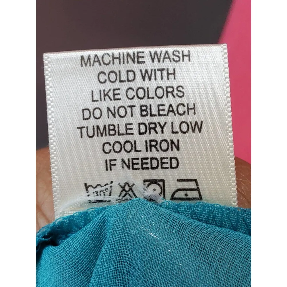 Truth Nyc Women's Red & Blue Polyester Round Neck Sleeveless Long Maxi Dress *XL - Image 10