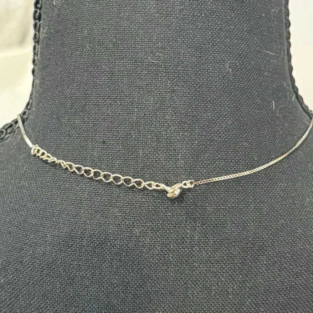 Charter Club NIB Holy Cross Necklace & Earrings Set - Silver Tone Cubic Zirconia - Image 8