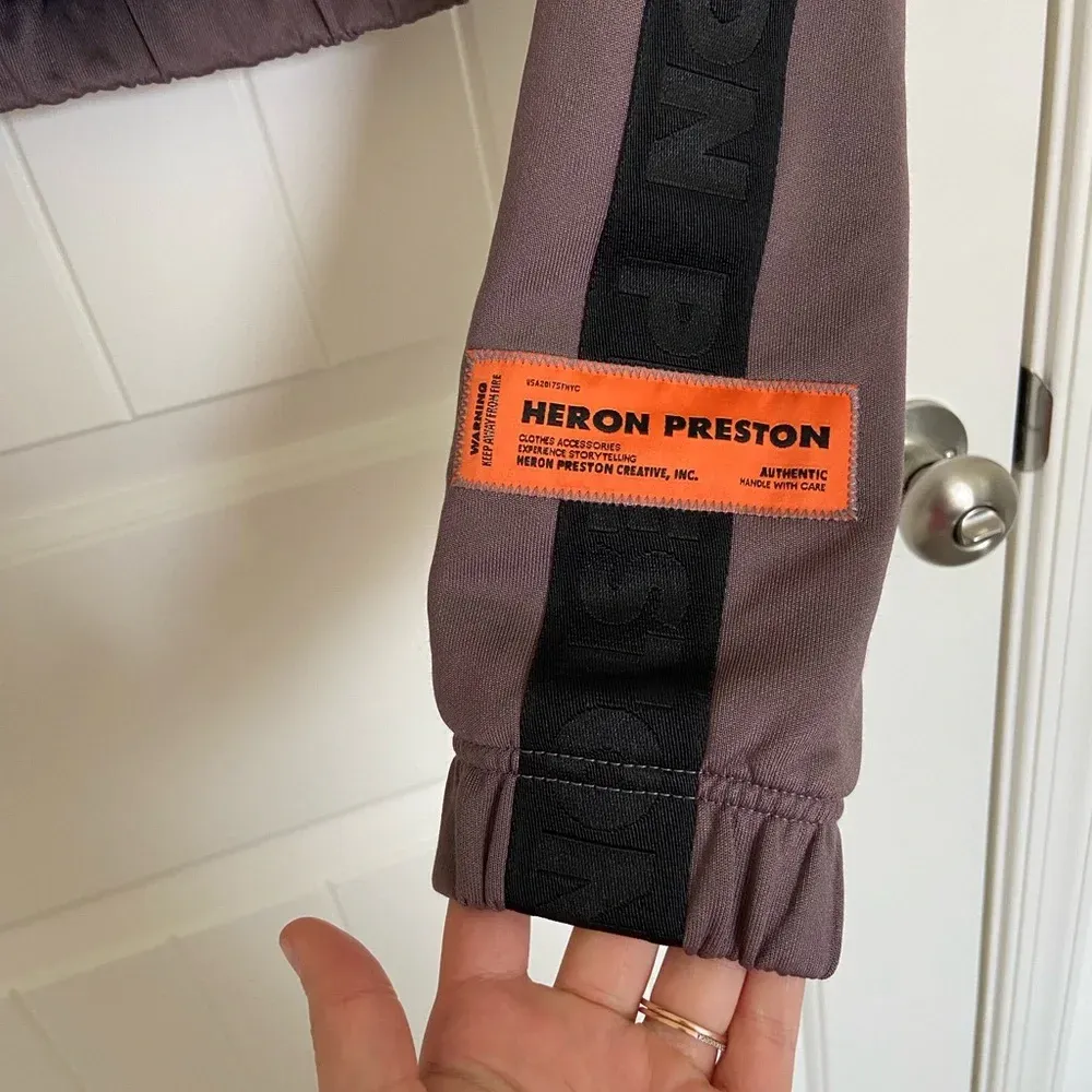 EUC | Authentic Heron‎ Preston women’s cropped track jacket — small - Image 2
