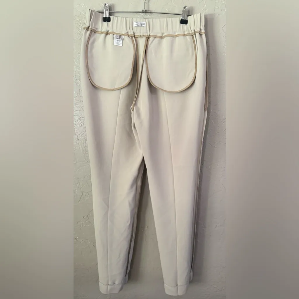 BRUNELLO CUCINELLI Cady Tailored Jogger Trouser Pants Sz US 6 Silk Acetate Crepe - Image 10