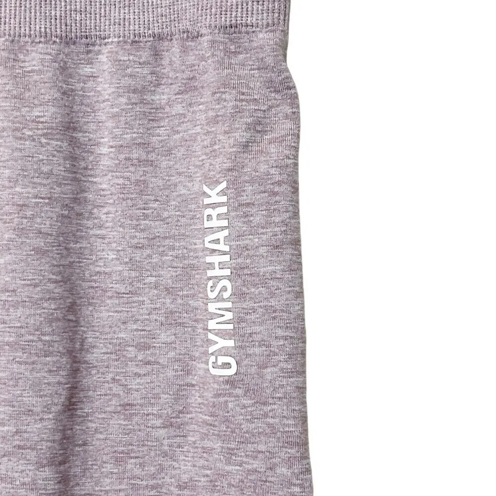 Gymshark Adapt Seamless Leggings Women’s Size Small Purple Lilac Pull On Ribbed - Image 5