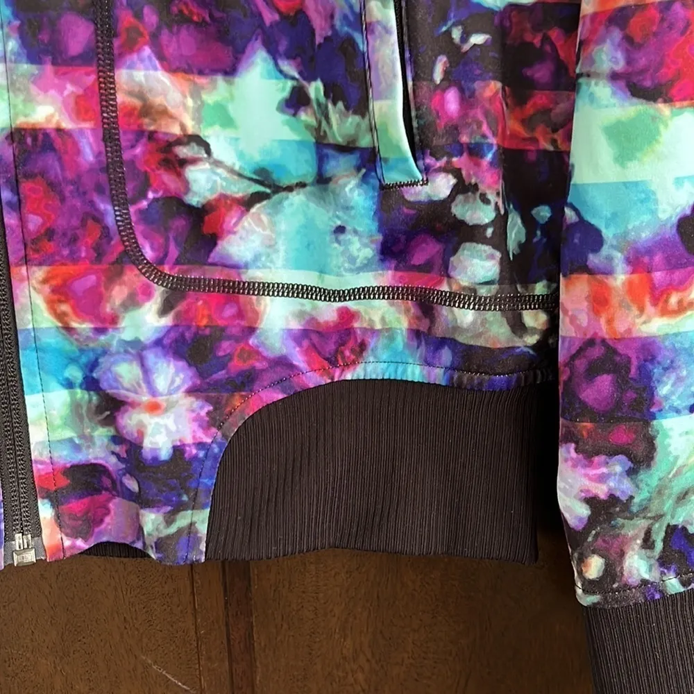 EUC Athleta Floral Bombtastic Bomber Jacket - Image 8