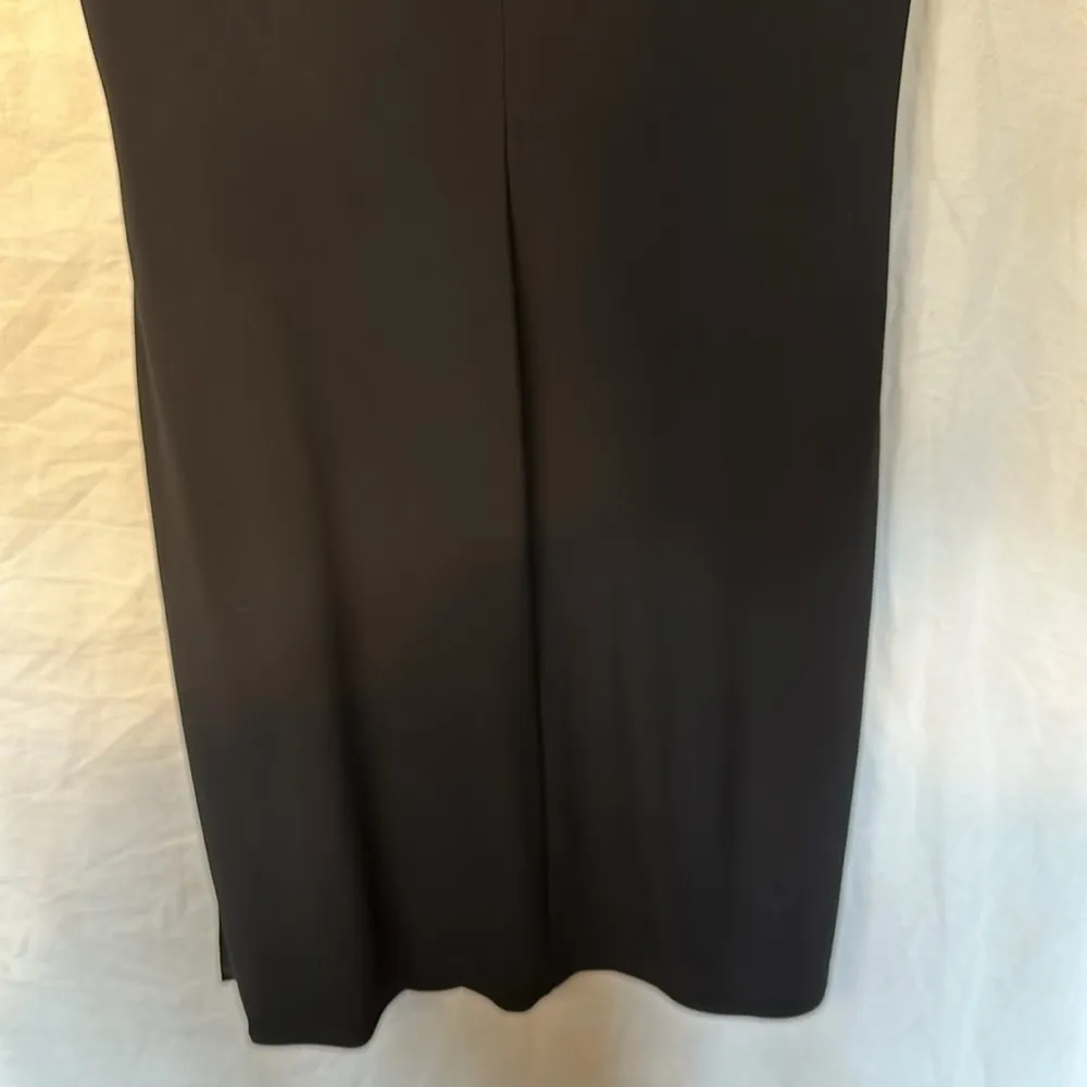 Lauren By Ralph Lauren Sleeveless cocktail midi dress with button side detail  4 - Image 8