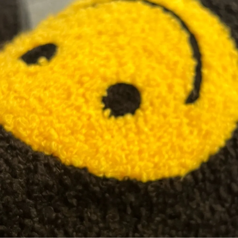 Smiley face Fuzzy Slippers, size Large 8/9US, wide width - Image 7