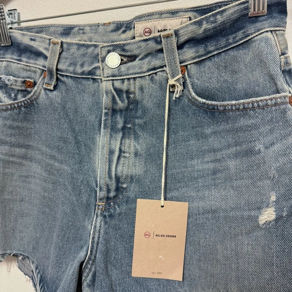 NWT AG Jeans Alexxis Cut Off Denim Short - Adriano Goldschmied Distressed - Image 6