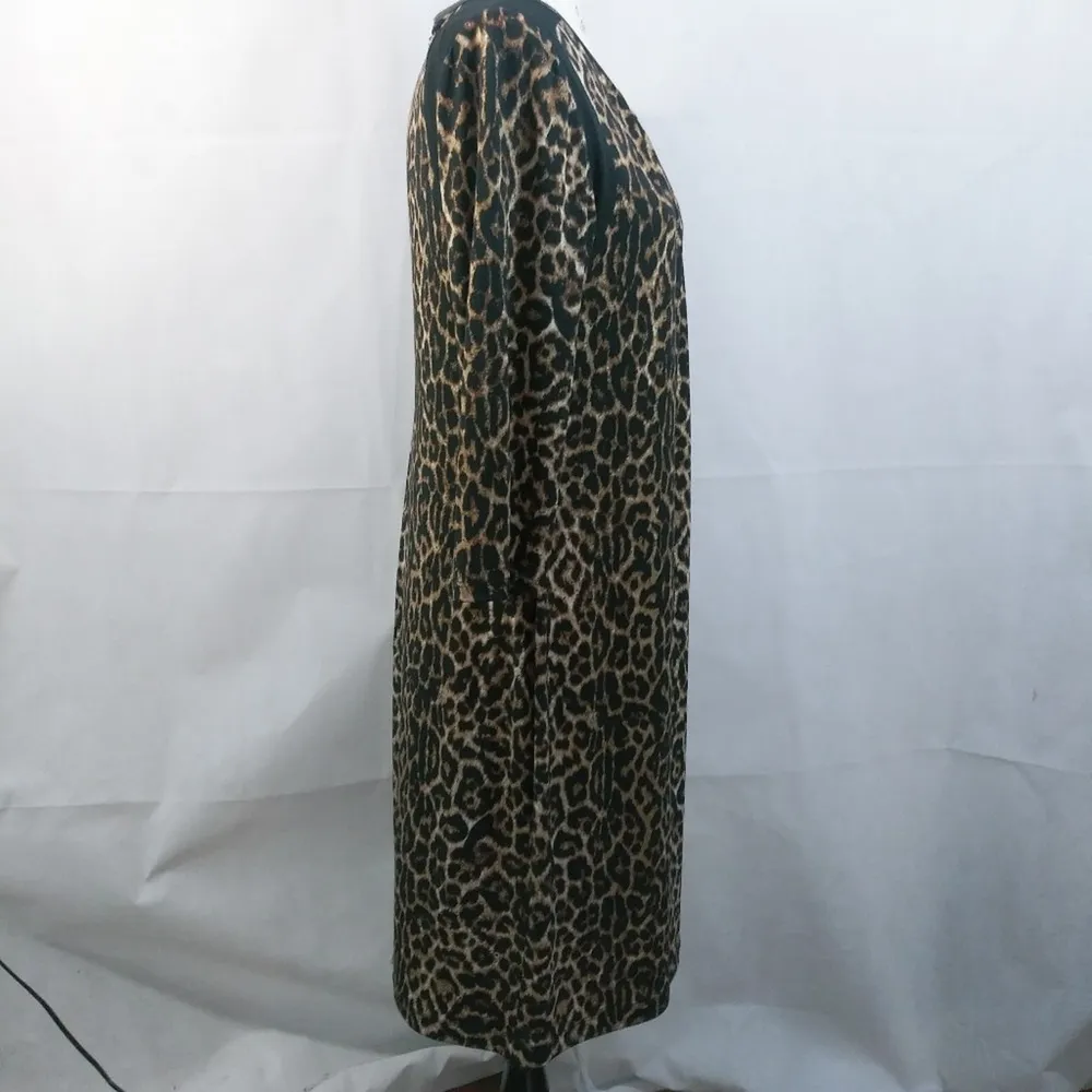 Chico's Animal Annie Leopard Print Dress 1 - Image 5
